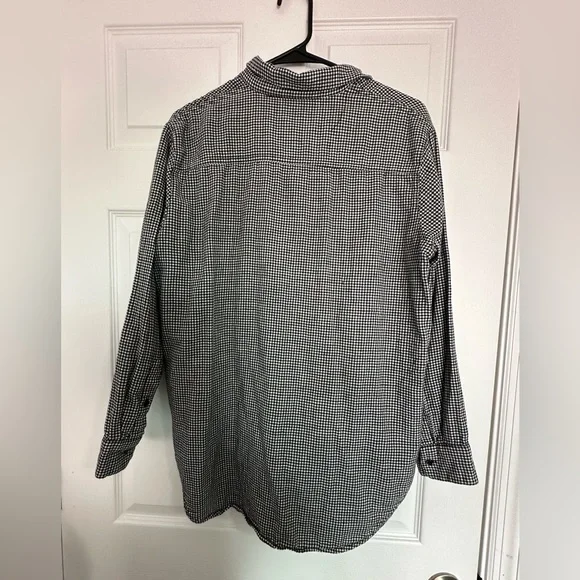 Madewell Black & White Gingham Button-Down Shirt - Picture 2 of 10